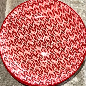 Selamica Set of 4 Large Pasta Bowls Orange 30 Oz -8” Wide  & Shallow